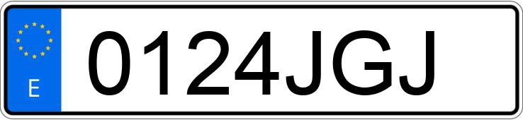 Numer rejestracyjny 0124JGJ posiada YAMAHA MT 07