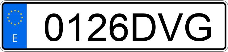 Numer rejestracyjny 0126DVG posiada AUDI A4
