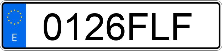 Numer rejestracyjny 0126FLF posiada SEAT IBIZA