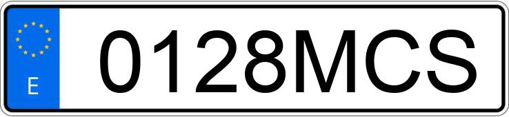 Numer rejestracyjny 0128MCS posiada MERCEDES SPRINTER