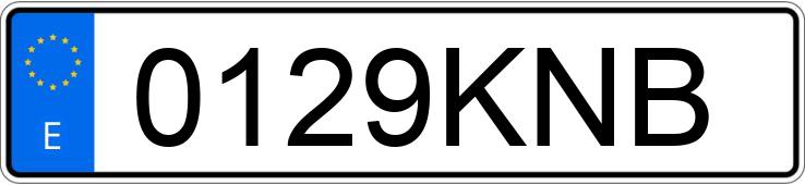 Numer rejestracyjny 0129KNB posiada VOLKSWAGEN TOURAN