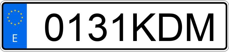 Numer rejestracyjny 0131KDM posiada VOLKSWAGEN PASSAT