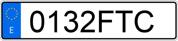 Numer rejestracyjny 0132FTC posiada PEUGEOT 207