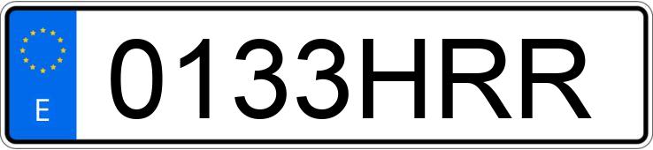 Numer rejestracyjny 0133HRR posiada RENAULT MEGANE SPORT TOURER