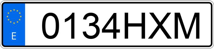 Numer rejestracyjny 0134HXM posiada MERCEDES C (205)