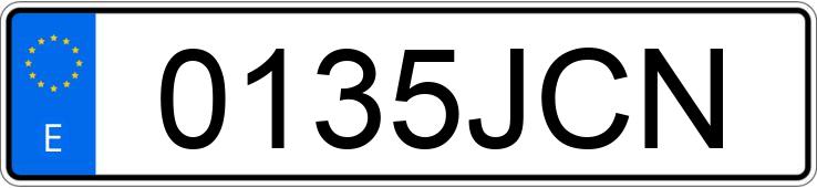 Numer rejestracyjny 0135JCN posiada OPEL MERIVA