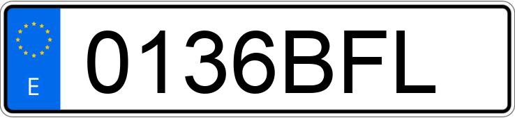 Numer rejestracyjny 0136BFL posiada CHEVROLET-GM CAMARO