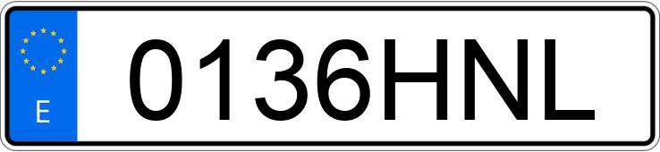 Numer rejestracyjny 0136HNL posiada RENAULT SCENIC