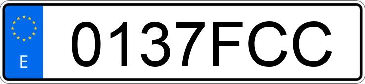 Numer rejestracyjny 0137FCC posiada FORD FOCUS