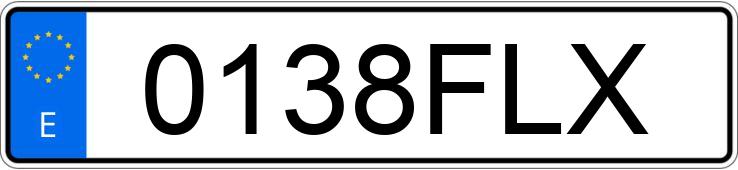 Numer rejestracyjny 0138FLX posiada HYUNDAI TUCSON