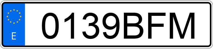 Numer rejestracyjny 0139BFM posiada BMW SERIE 5 Numer rejestracyjny 0139BFM posiada BMW SERIE 5