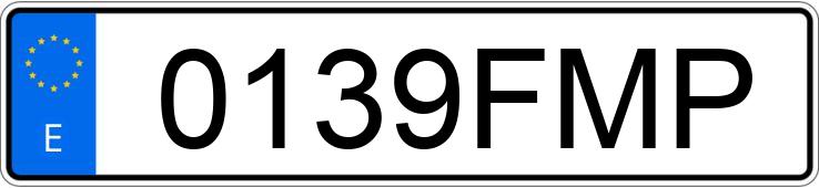 Numer rejestracyjny 0139FMP posiada OPEL MERIVA