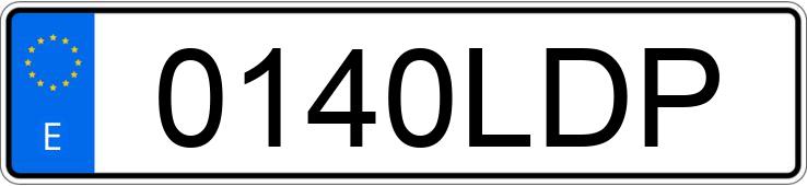 Numer rejestracyjny 0140LDP posiada RENAULT CLIO