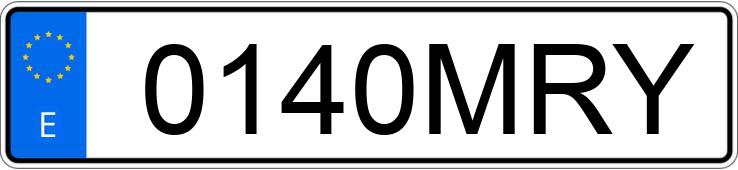 Numer rejestracyjny 0140MRY posiada MERCEDES E (212-207) Numer rejestracyjny 0140MRY posiada MERCEDES E (212-207)