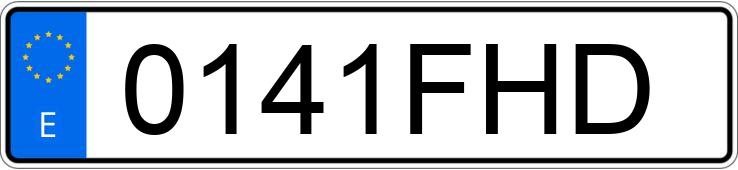 Numer rejestracyjny 0141FHD posiada RENAULT CLIO