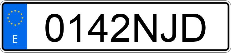 Numer rejestracyjny 0142NJD posiada VOLKSWAGEN TIGUAN