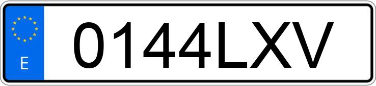 Numer rejestracyjny 0144LXV posiada BMW R NINET