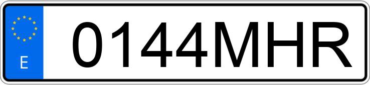 Numer rejestracyjny 0144MHR posiada RENAULT TRAFIC Numer rejestracyjny 0144MHR posiada RENAULT TRAFIC