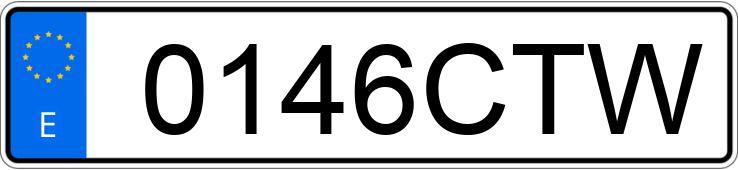 Numer rejestracyjny 0146CTW posiada DAF 85 CF Numer rejestracyjny 0146CTW posiada DAF 85 CF