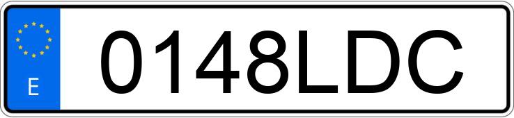 Numer rejestracyjny 0148LDC posiada BMW SERIE 1