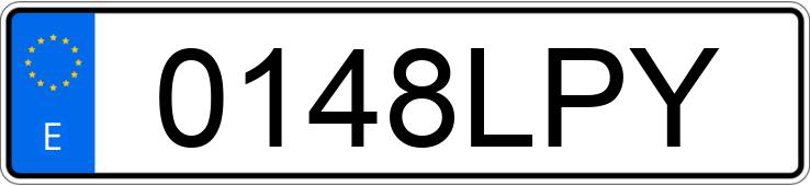 Numer rejestracyjny 0148LPY posiada OPEL COMBO