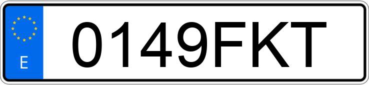 Numer rejestracyjny 0149FKT posiada OPEL VIVARO
