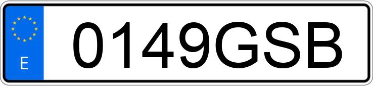 Numer rejestracyjny 0149GSB posiada PEUGEOT 308