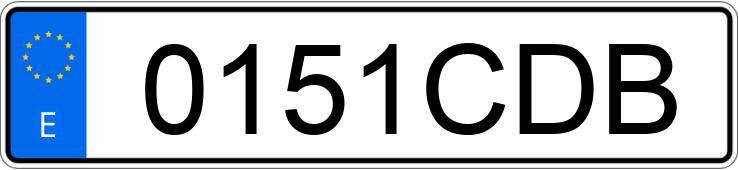 Numer rejestracyjny 0151CDB posiada TOYOTA YARIS