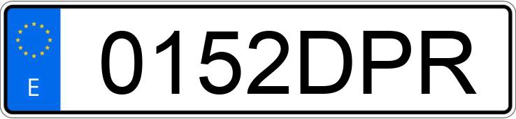 Numer rejestracyjny 0152DPR posiada MERCEDES CLS (219)