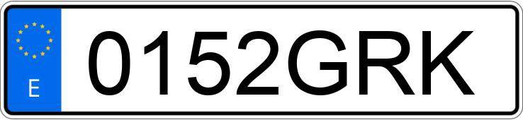 Numer rejestracyjny 0152GRK posiada CHEVROLET-GM CRUZE