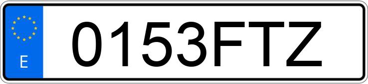 Numer rejestracyjny 0153FTZ posiada FIAT SCUDO