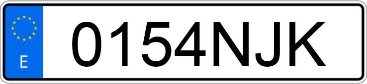 Numer rejestracyjny 0154NJK posiada HYUNDAI I20