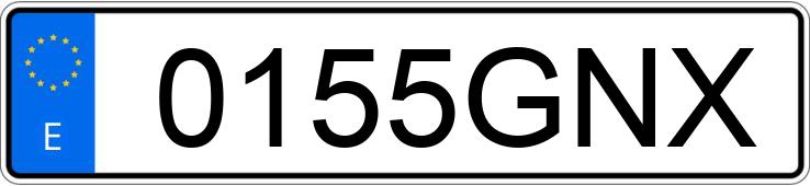 Numer rejestracyjny 0155GNX posiada MINI MINI