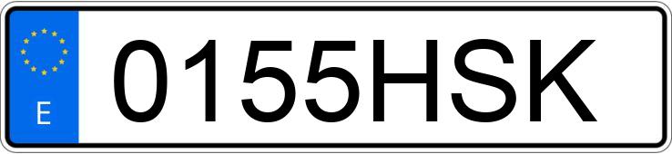 Numer rejestracyjny 0155HSK posiada NISSAN QASHQAI