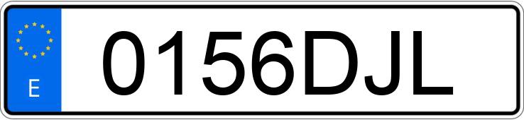 Numer rejestracyjny 0156DJL posiada BMW SERIE 3