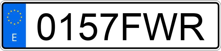 Numer rejestracyjny 0157FWR posiada MERCEDES E (211)