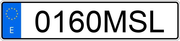 Numer rejestracyjny 0160MSL posiada KIA SPORTAGE 1.6 T-GDI HEV 230 TECH