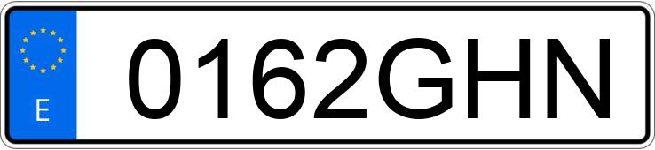 Numer rejestracyjny 0162GHN posiada RENAULT TRAFIC