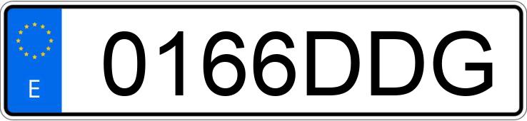 Numer rejestracyjny 0166DDG posiada FORD FOCUS