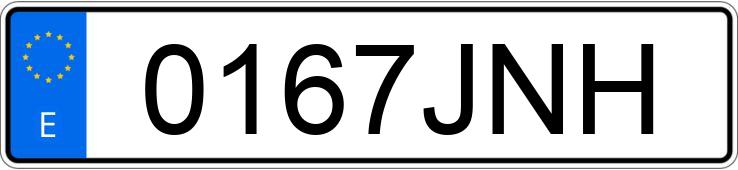 Numer rejestracyjny 0167JNH posiada BMW SERIE 3 E90 320D EDICION EXCLUSIVE DRIVE