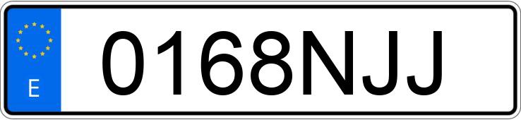 Numer rejestracyjny 0168NJJ posiada MERCEDES A (177)