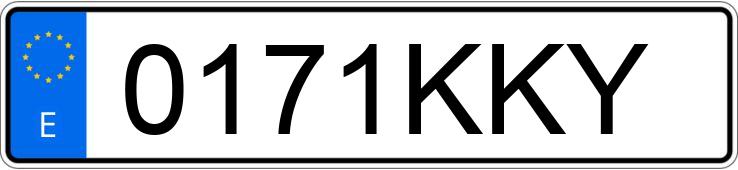 Numer rejestracyjny 0171KKY posiada MERCEDES GLC (253)