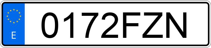 Numer rejestracyjny 0172FZN posiada CITROEN C3