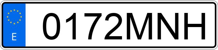 Numer rejestracyjny 0172MNH posiada KTM 125 DUKE