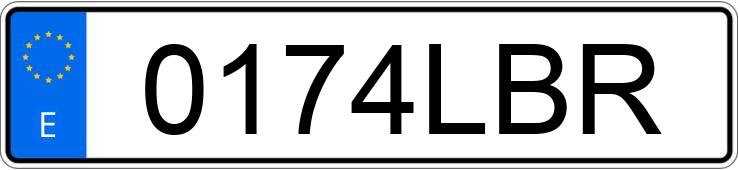 Il numero di registrazione 0174LBR ha IVECO DAILY