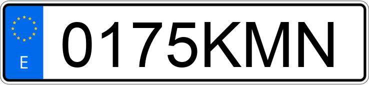 Numer rejestracyjny 0175KMN posiada TRIUMPH STREET TRIPLE