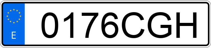 Numer rejestracyjny 0176CGH posiada SAAB 9-3