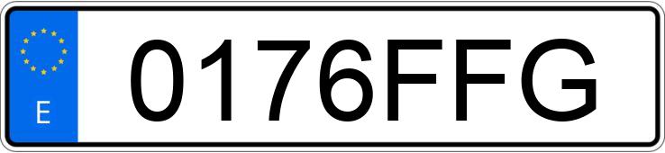 Numer rejestracyjny 0176FFG posiada KIA PICANTO