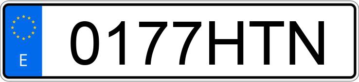 Numer rejestracyjny 0177HTN posiada RENAULT CLIO