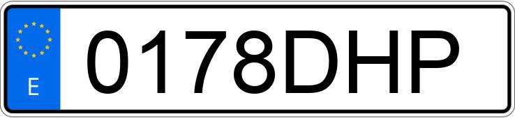Numer rejestracyjny 0178DHP posiada SKODA FABIA